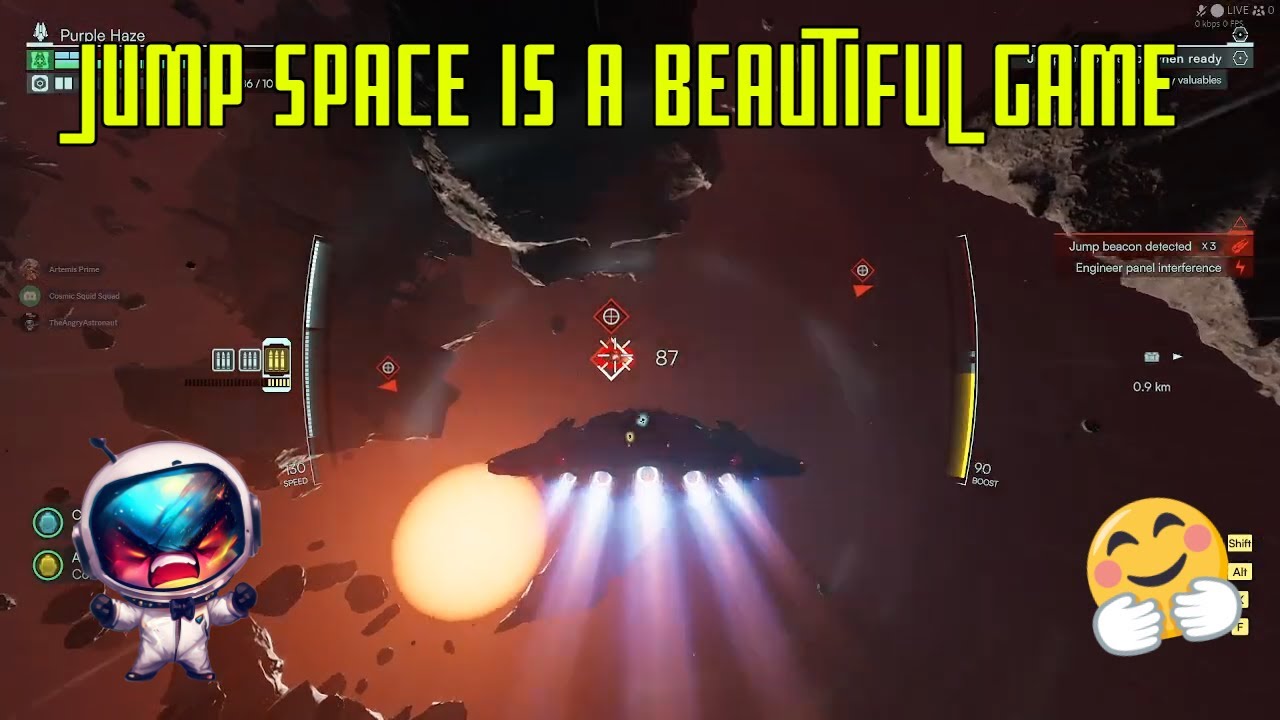 Playing Jump Space with Friends