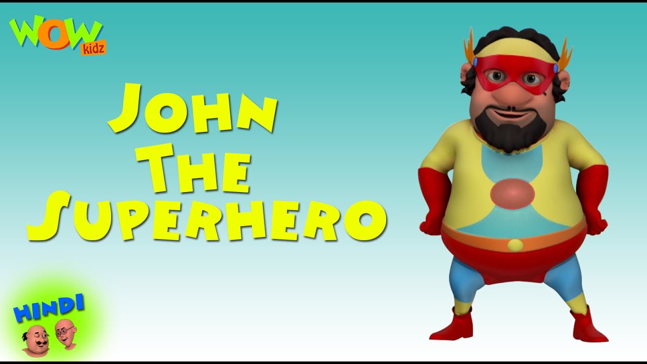 Motu Patlu Cartoons In Hindi |  Animated cartoon | John the superhero | Wow Kidz