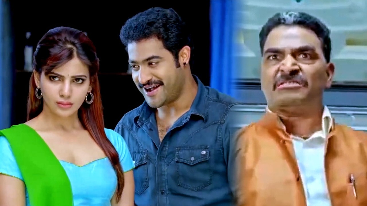 जूनियर एनटीआर ने सामंथा के बाप के सामने उसे प्रपोज कर दिया l The Super Khiladi 2 Movie Best Scene