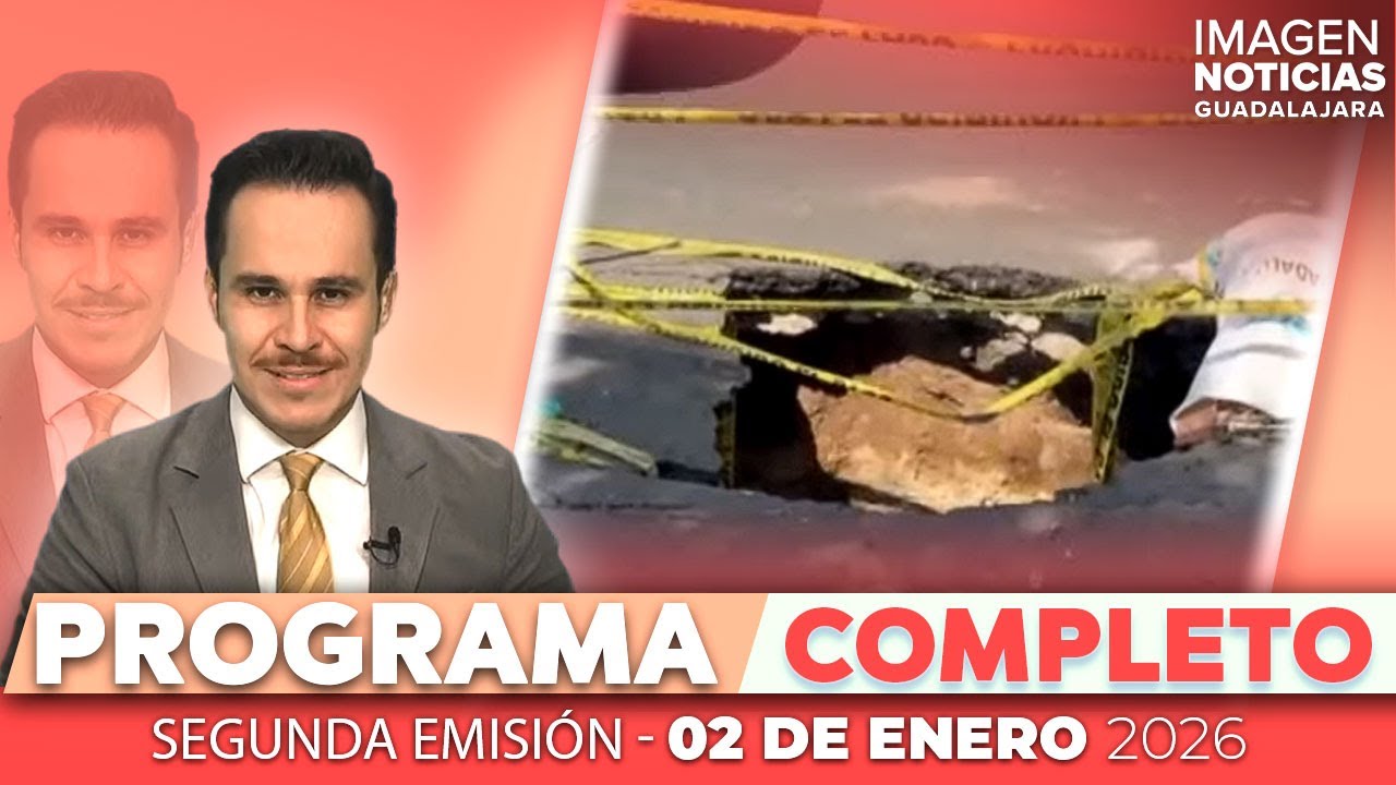 Noticias GDL con Carolina Martínez | Programa completo 02 de enero de 2026