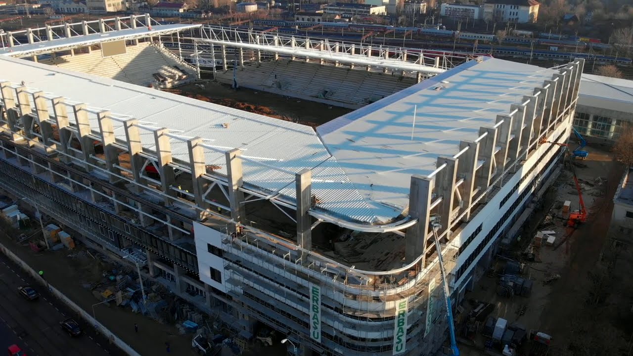 Stadion Rapid Bucuresti (in constructie) / Rapid Bucharest Stadium (under construction) 10.02.2021