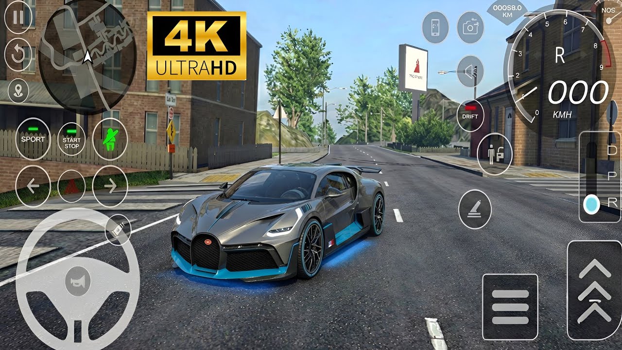 Bugatti Divo Realistic City Drive - Android Gameplay (High Graphics) 