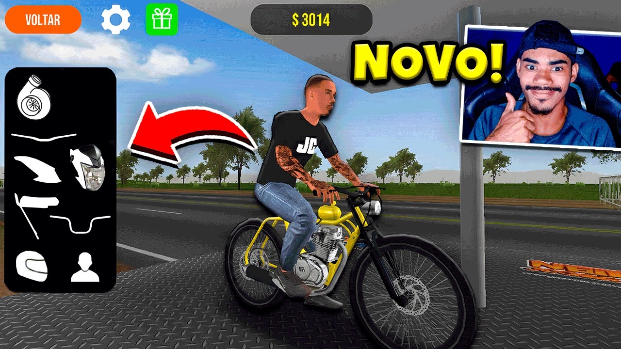 NOVOS ACESSORIOS NA OFICINA E NOVA BICICLETA COM MOTOR GIGANTE! MOTO WHEELIE 3D Atualização