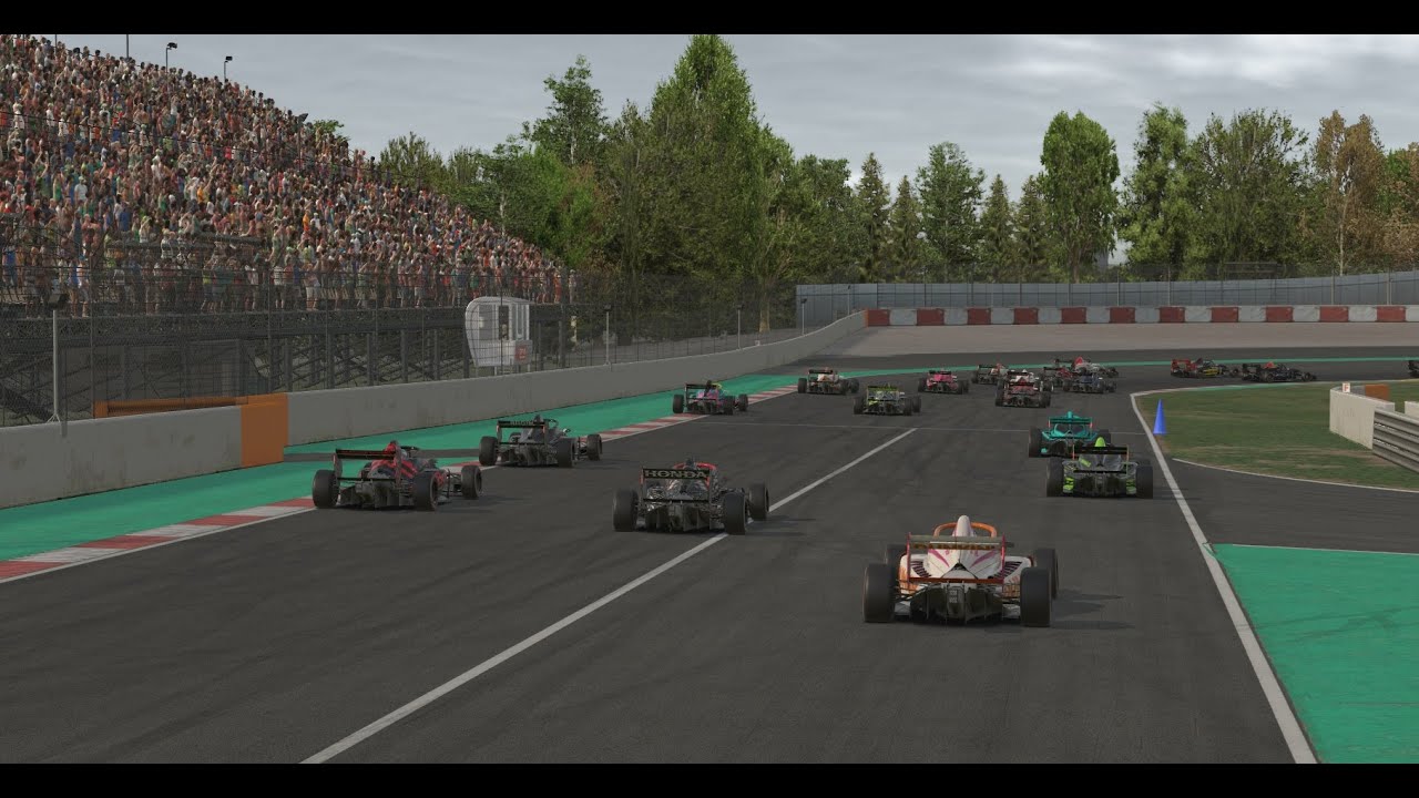 iRacing Motorsport Simulator - Super Formula Lights (fixed setups) - Barcelona - Historic - 20m race