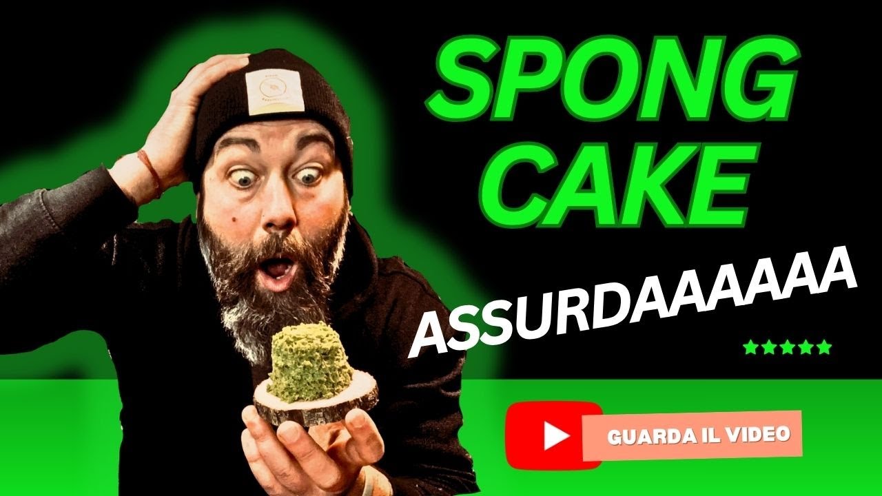 SPONGE CAKE... Microonde & Sifone....una  SIDE da vero Bartender.!