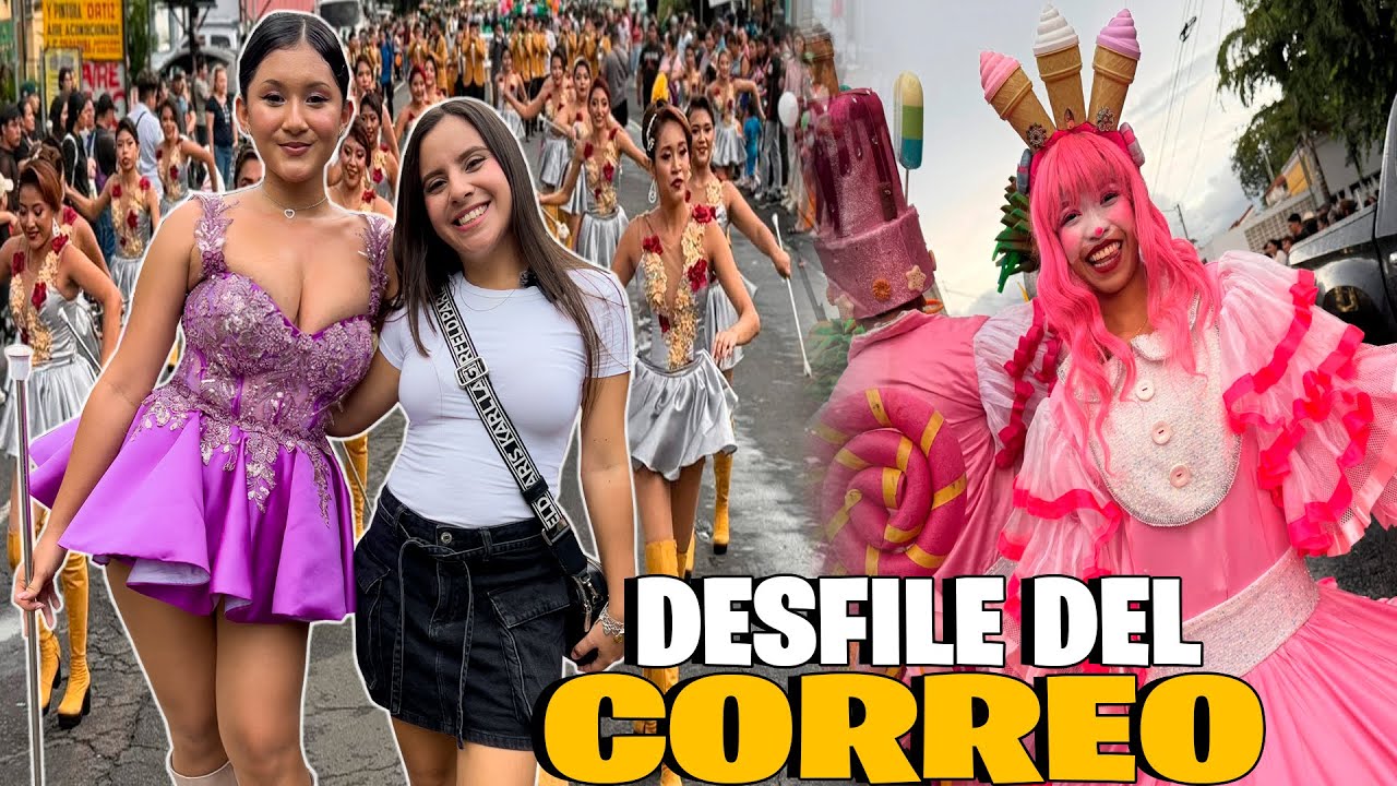 Así Se Vivió El Desfile Del Correo En Sonzacate En El Salvador *Lleno Total*