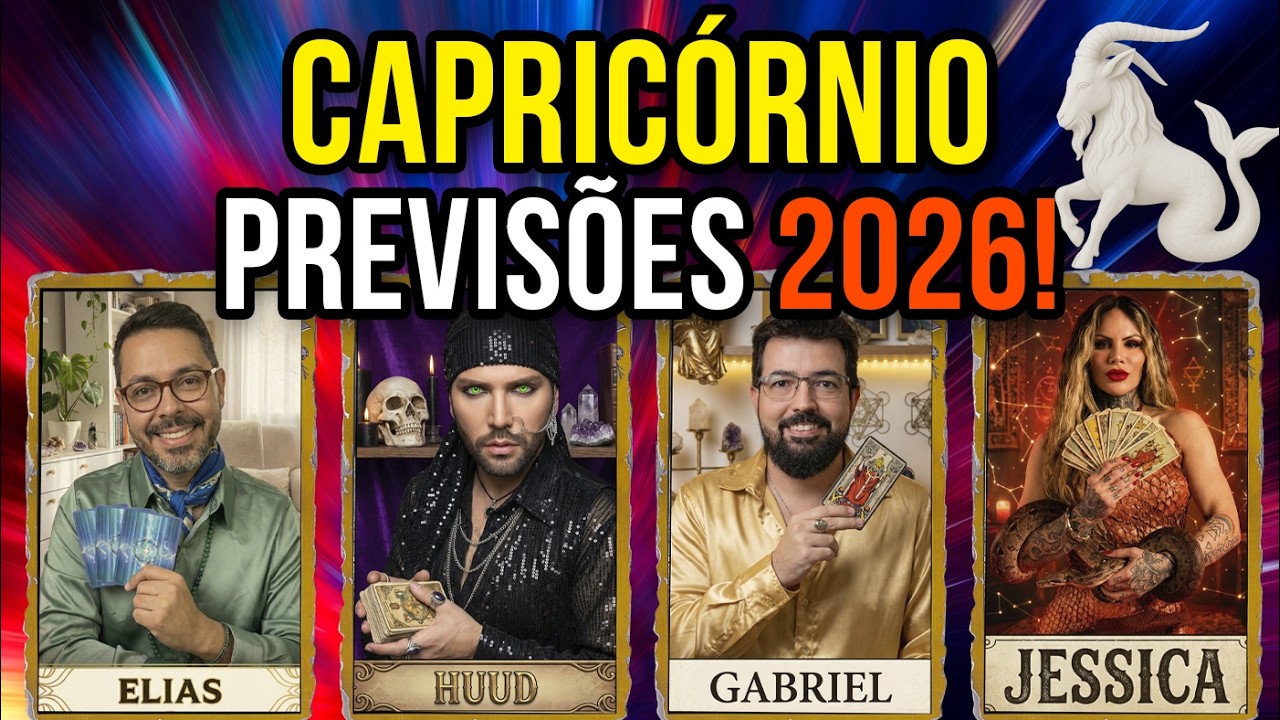 CAPRICÓRNIO ♑ 4 TARÓLOGOS CONFIRMAM: O FIM DO 