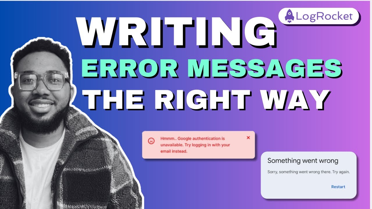 UX TUTORIAL: Designing an error message the right way
