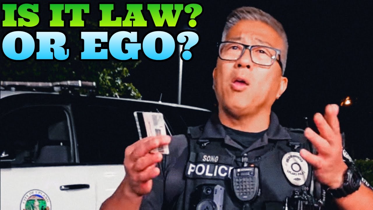 COP DISPLAYS AN INSANE SHOW OF EGO!