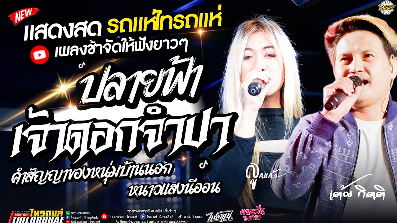 เพลงช้าฟังยาวๆ-เจ้าดอกจำปา(ดอกจำปา)+ปลายฟ้า+เกลียดห้องเบอร์5[ลูกแก้ว,เต้ย,ทราย,ตาล] #รถแห่ไทรถแห่