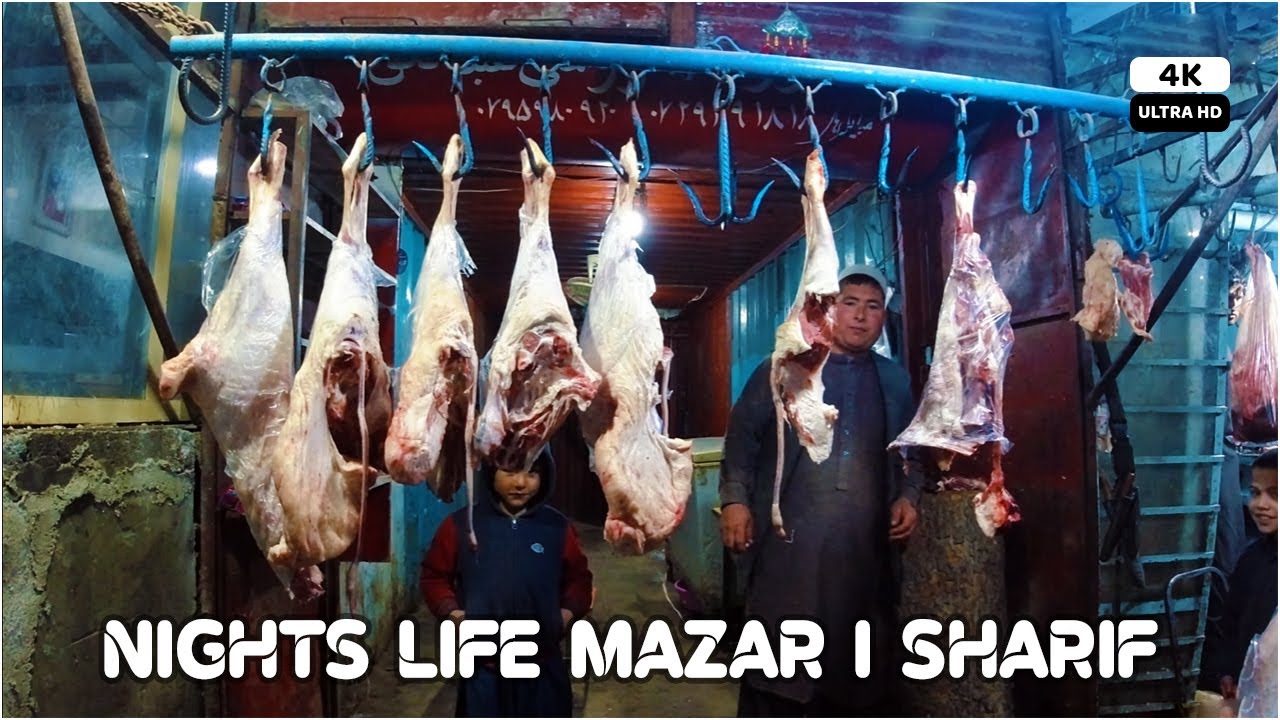 Night life | Mazar i sharif City | Afghanistan | 4K