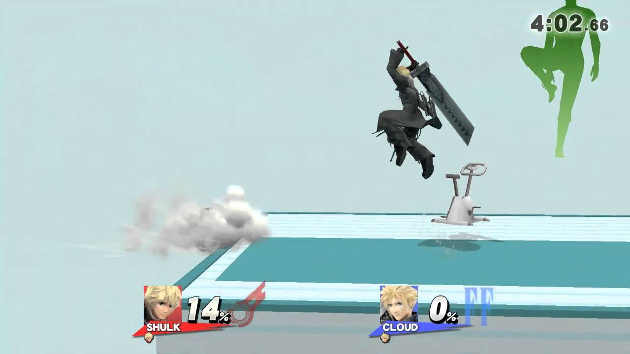 Smash Wii u Shulk vs Cloud