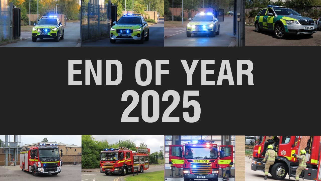 Emergency Services Responding Around The UK *END OF 2025 SPECIAL*
