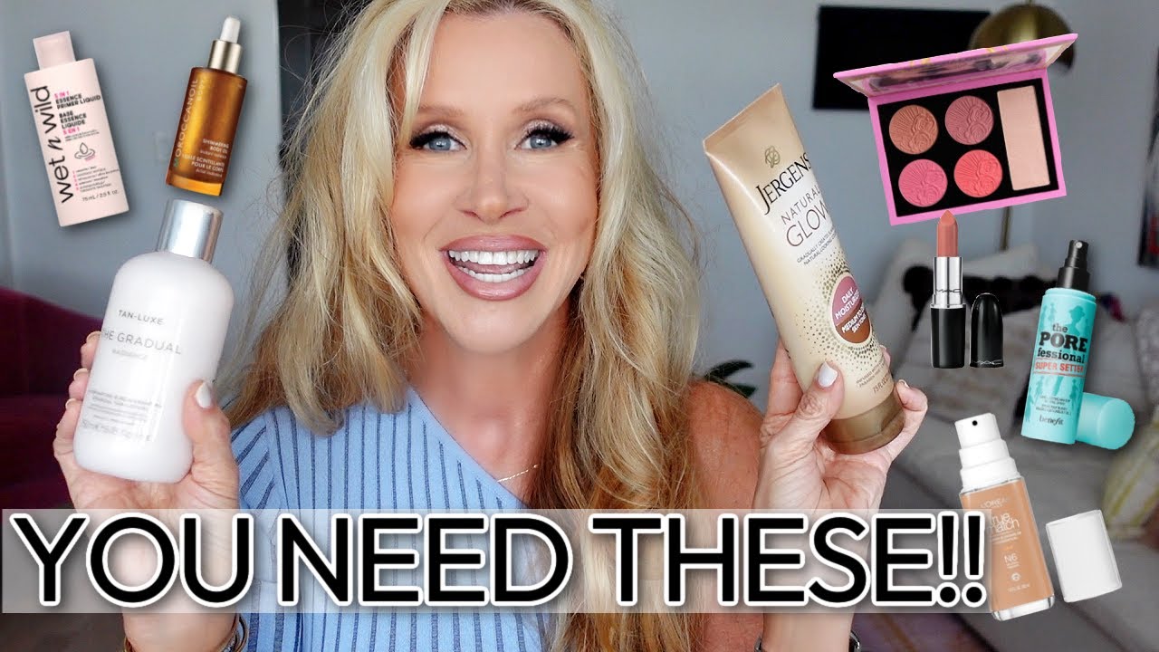 SPRING BEAUTY FAVORITES | BEST Self Tanner For Aging Skin | Best Foundation & Primer for Oily Skin