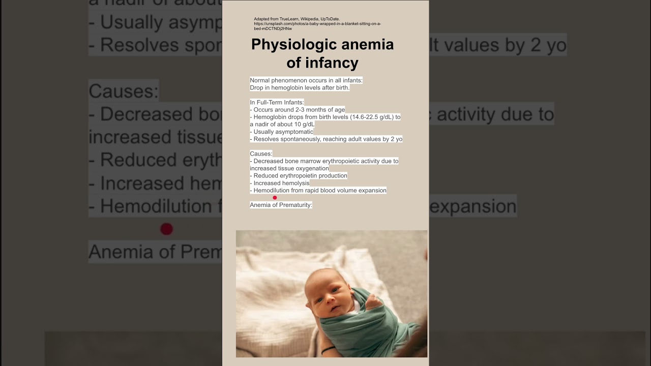 Физиологическая анемия младенчества