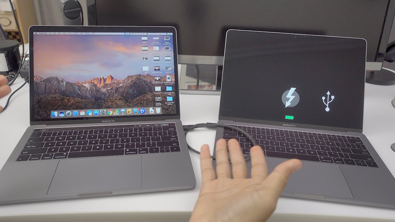 How to use Target Disk Mode with Thunderbolt 3 on MacBook Pro
