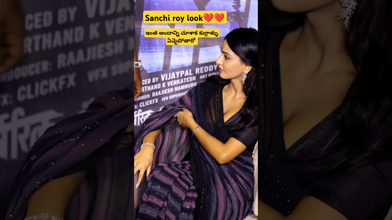 Sanchi roy looking very very❤️❤️🌹❤️ #sanchirai #sathyaraj #satyamrajesh #maruthi #telugu#indianactor