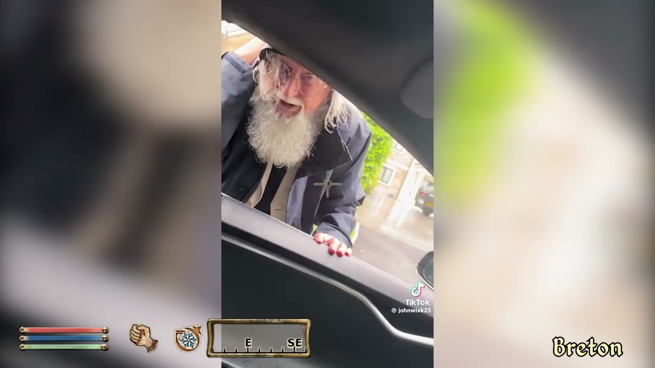 Oblivion NPC Old Breton arrests you for possessing Moon Sugar