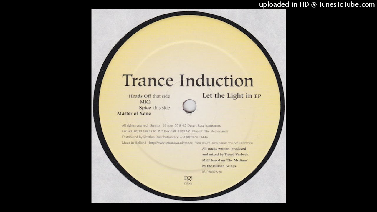 Trance Induction ‎– Heads Off