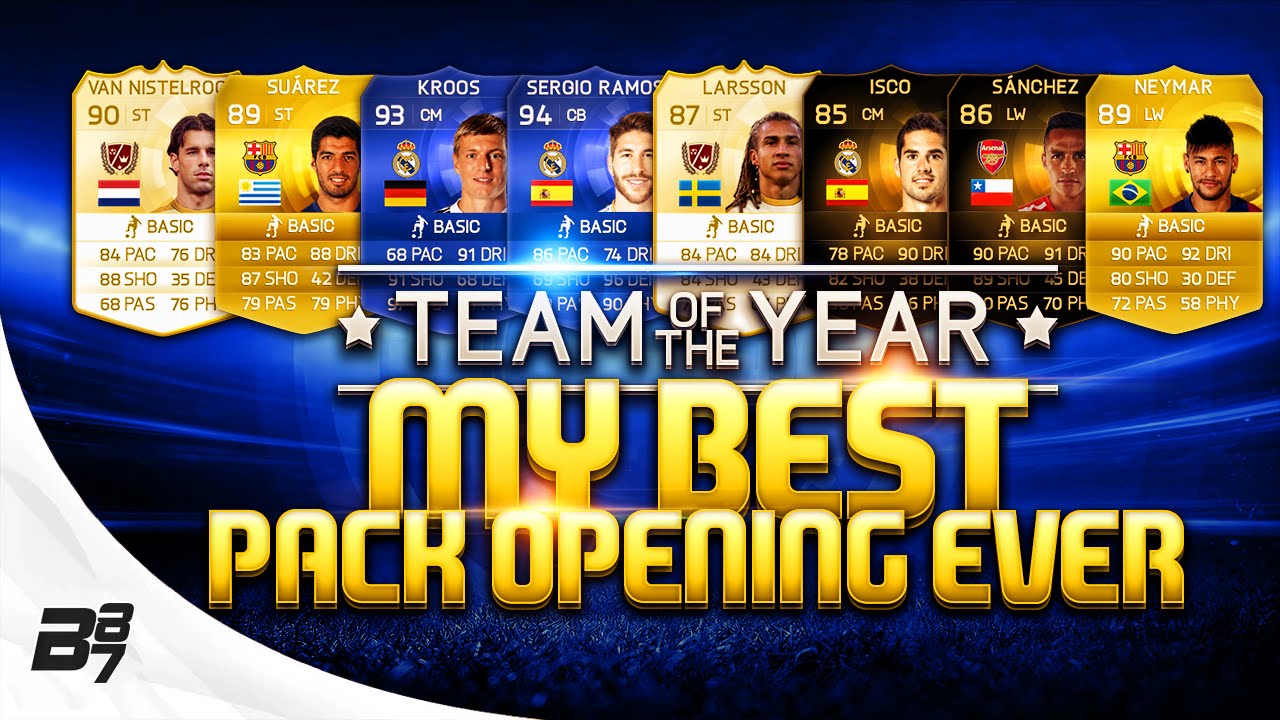 FIFA 15 | MY GREATEST PACKS EVER! TOTY AND LEGEND PULLS!