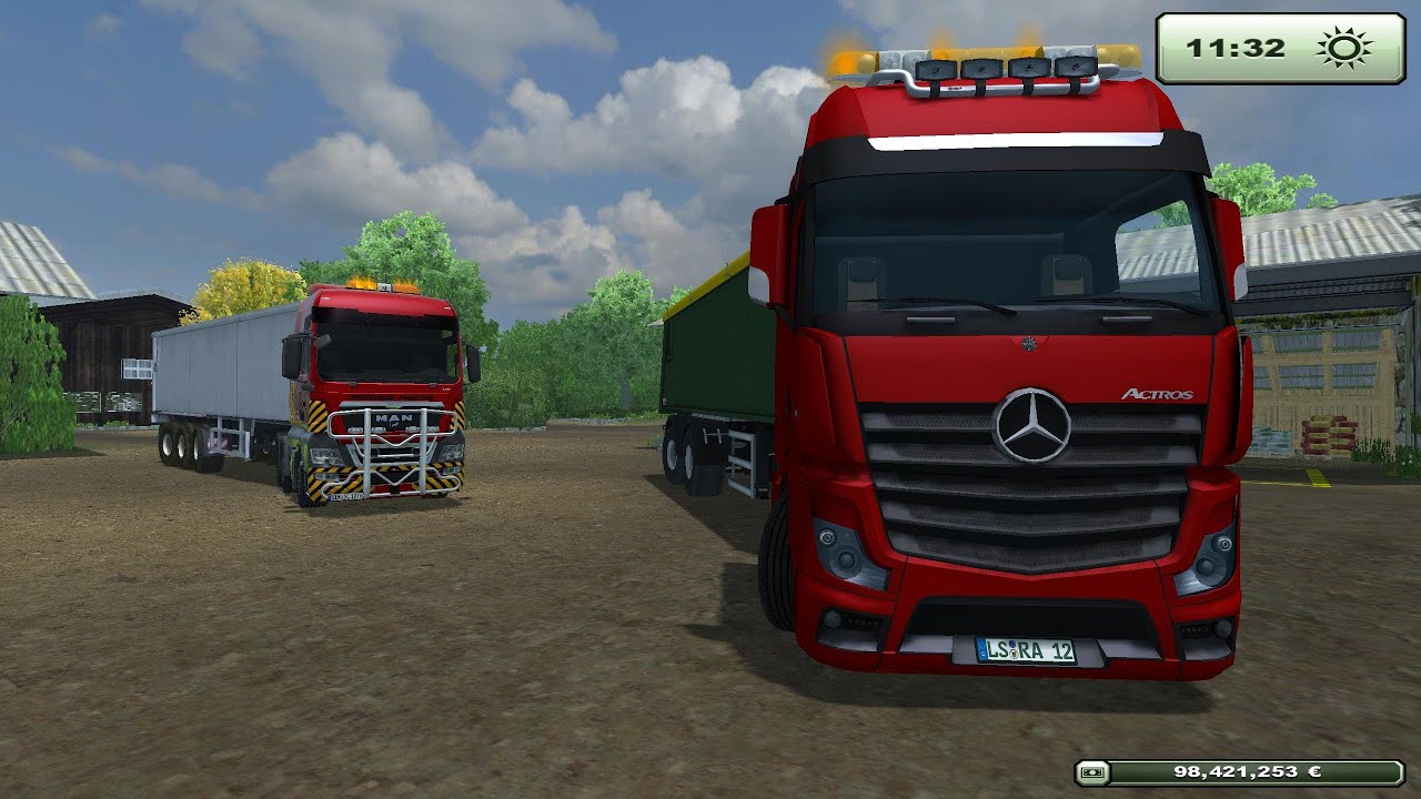 Farming simulator 2013 Lexion 780 TT Man TGX e Actros