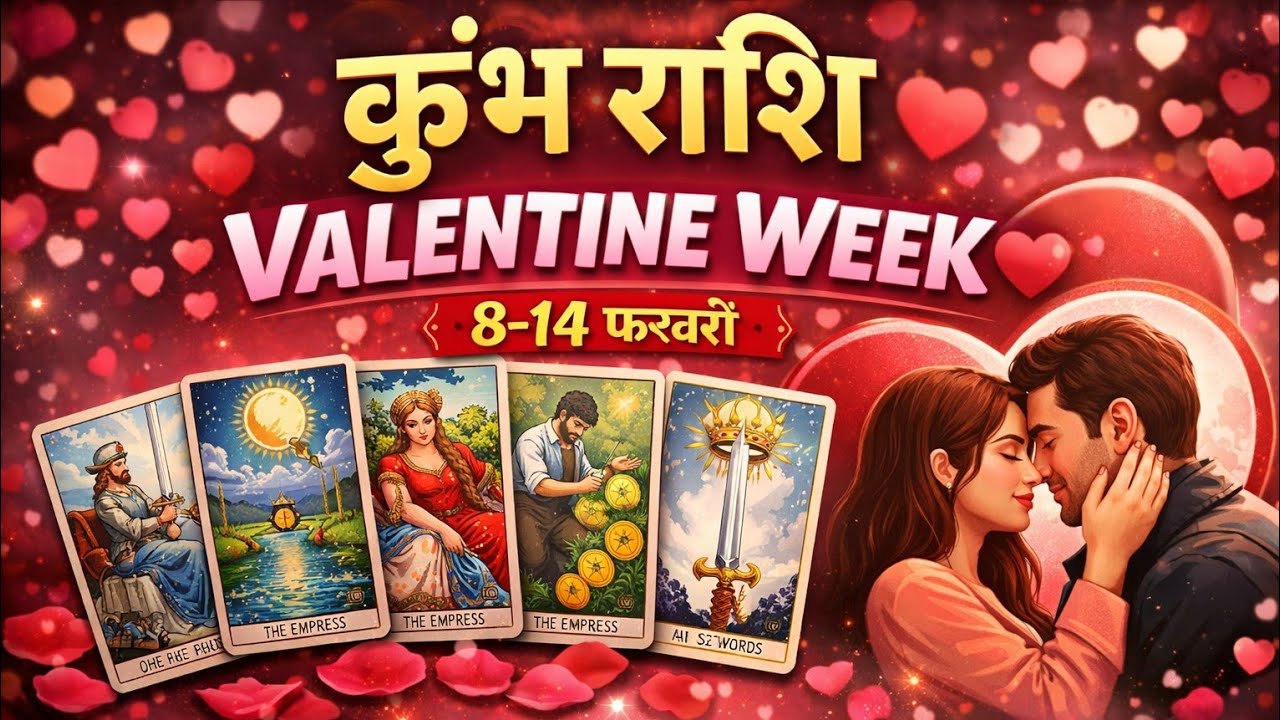 कुम्भ राशि (8-14) Feb.💝Valentine Week Tarot Reading ❤️ Weekly  Love,Career, Health, Students,