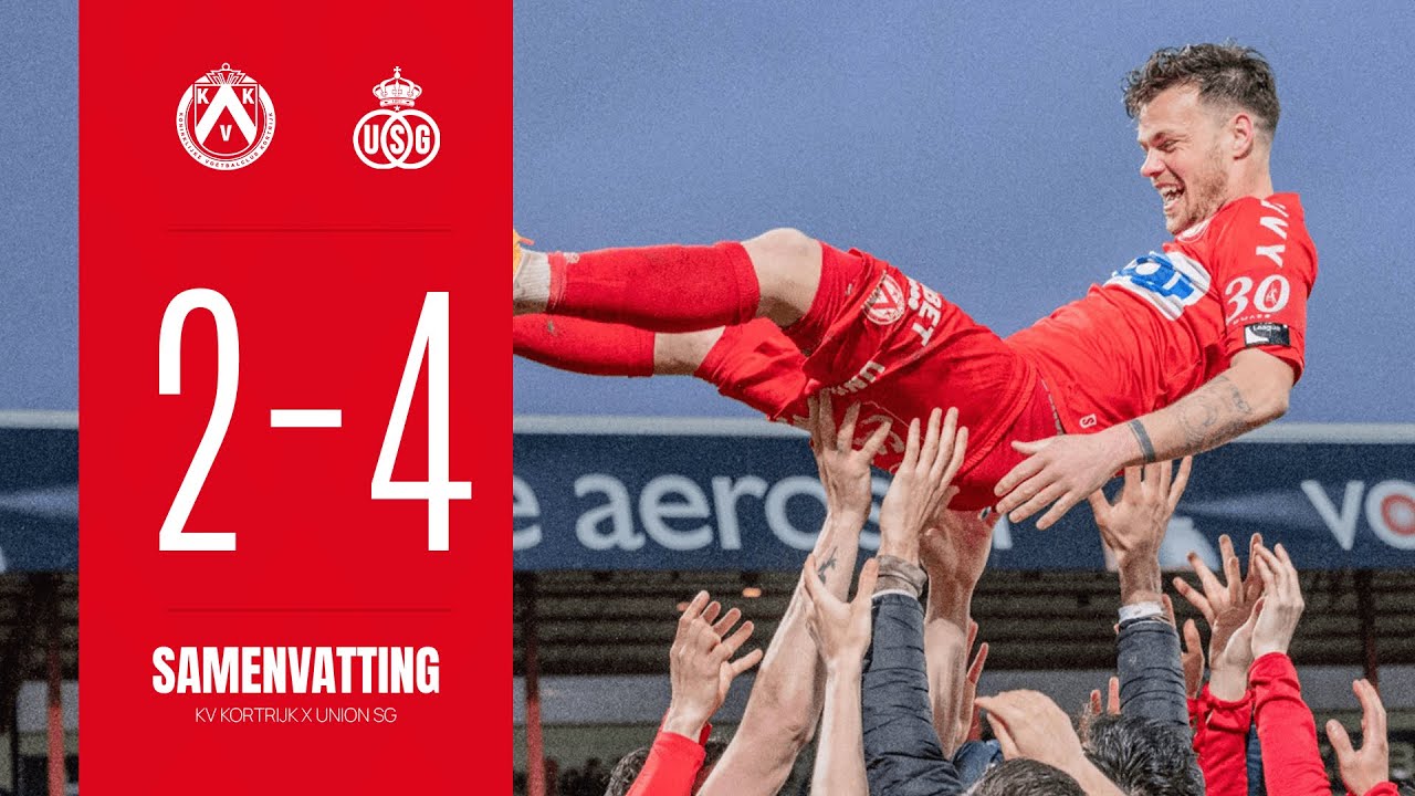 Speeldag 34 | KV Kortrijk - R. Union St-Gilloise 2-4
