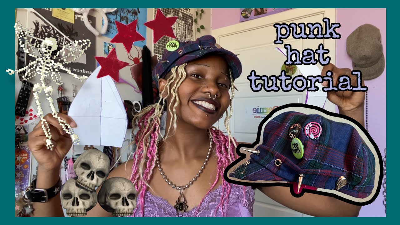 how to sew a punk newsboy hat (diy with me)