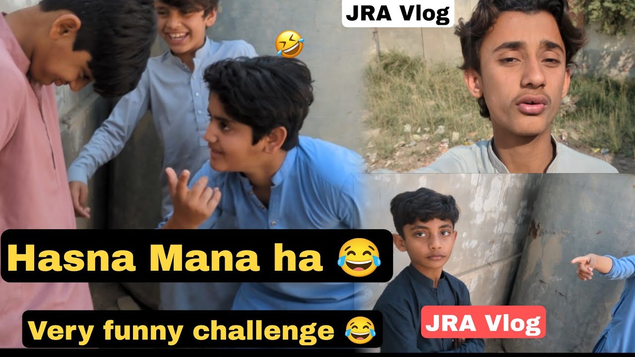 Hasna Mana ha 😂 very funny challenge 🤣 