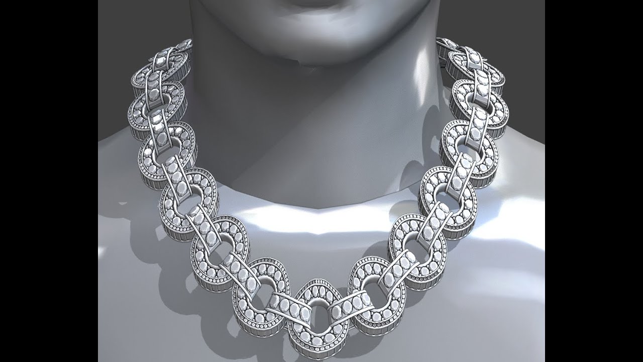 Making A Custom Circle Diamond Crusted Link For GTA 5 RP (FiveM) | Blender 3D Modeling
