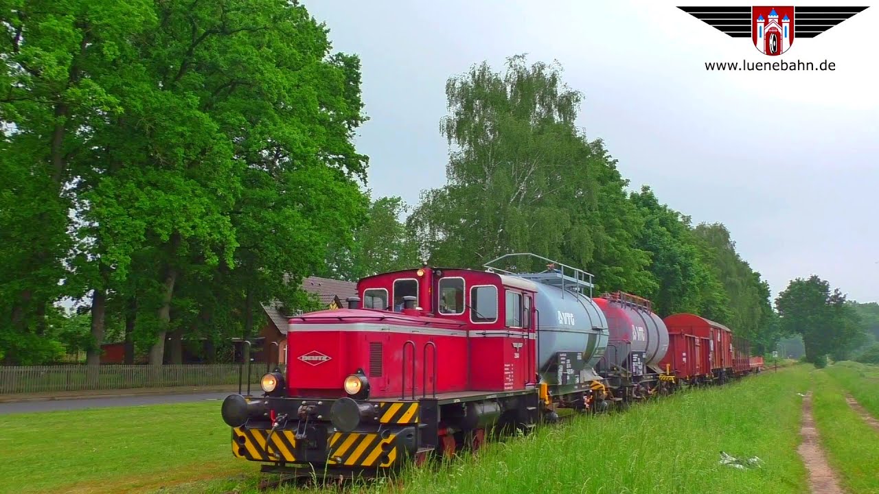 Fotofahrt mit einem zeitgenössischen Güterzug auf der OHE zwischen Soltau und Munster