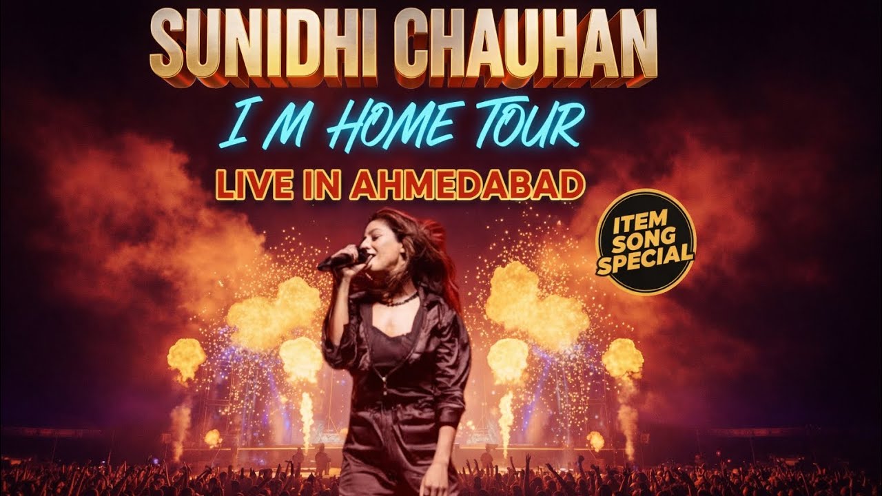 Sunidhi Chauhan Live Ahmedabad 🔥💃 | Hit Item Songs Night