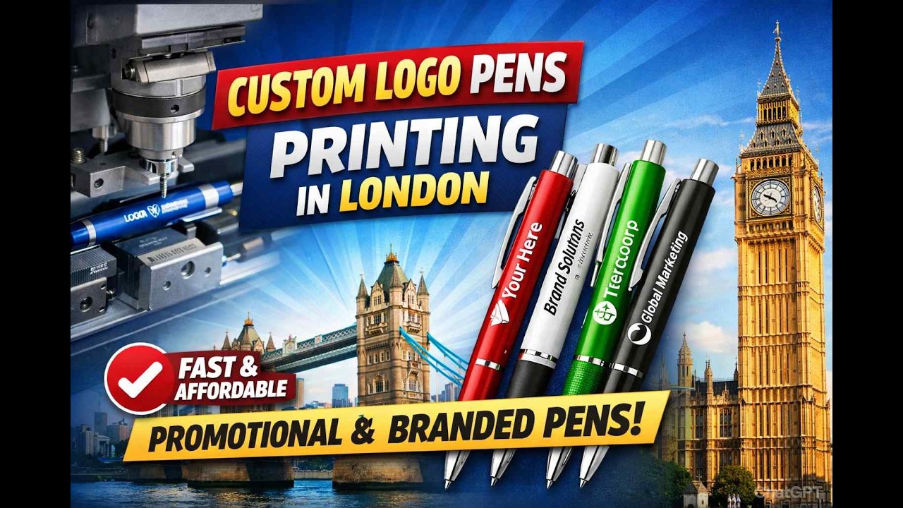 Custom Pen Printing in London | Promotional Branded Pens UK