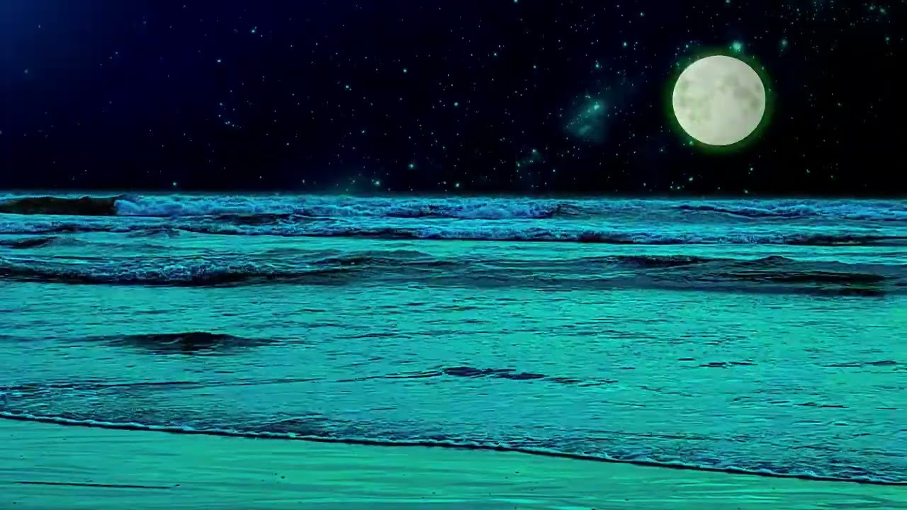 Can’t Sleep?🌊 Winter Night Ocean Waves for Anxiety & Mental Reset