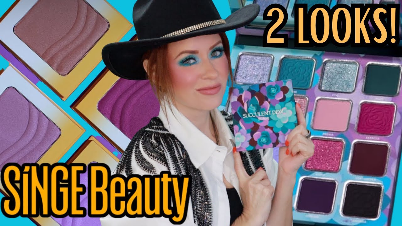 NEW SINGE BEAUTY SUCCULENT DEW PALETTE REVIEW + 2 LOOKS TUTORIAL