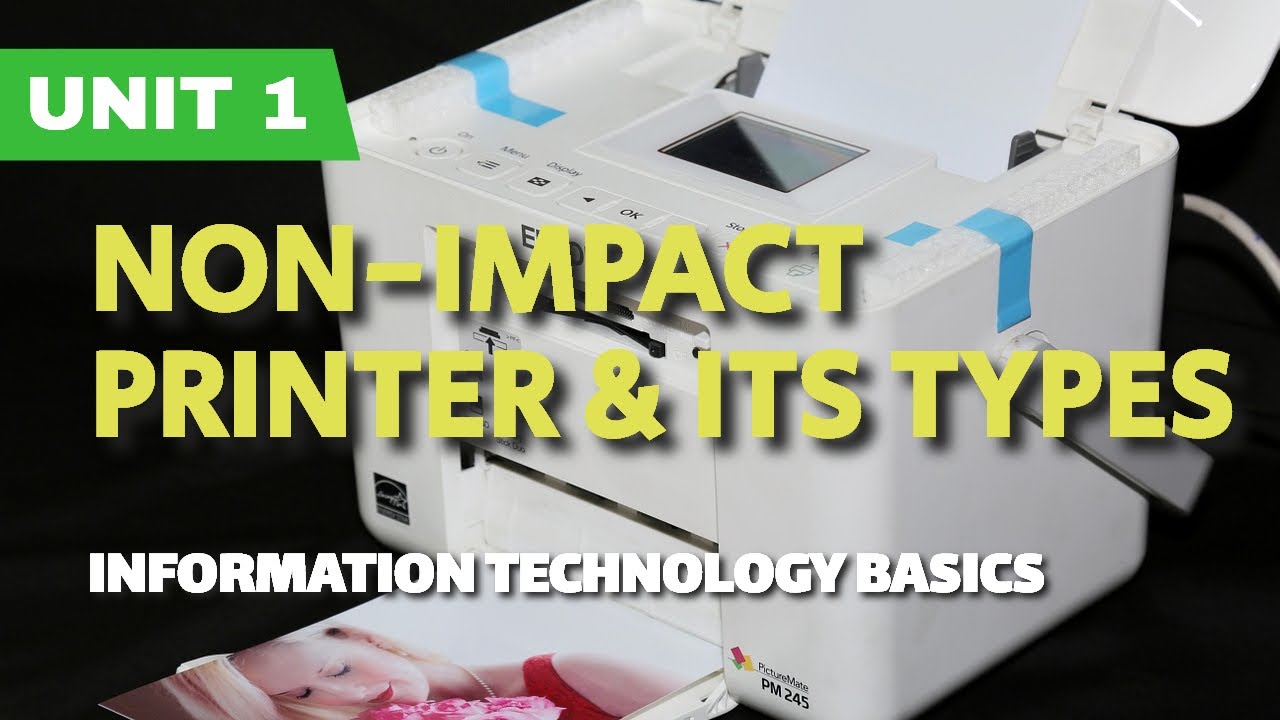 Non-Impact Printer & its Types (Urdu/Hindi)