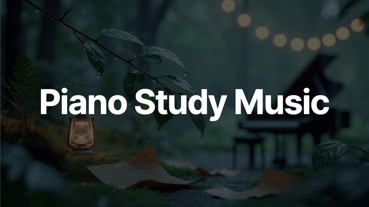 Piano Study Music 🎹 Beautiful Piano for Concentration