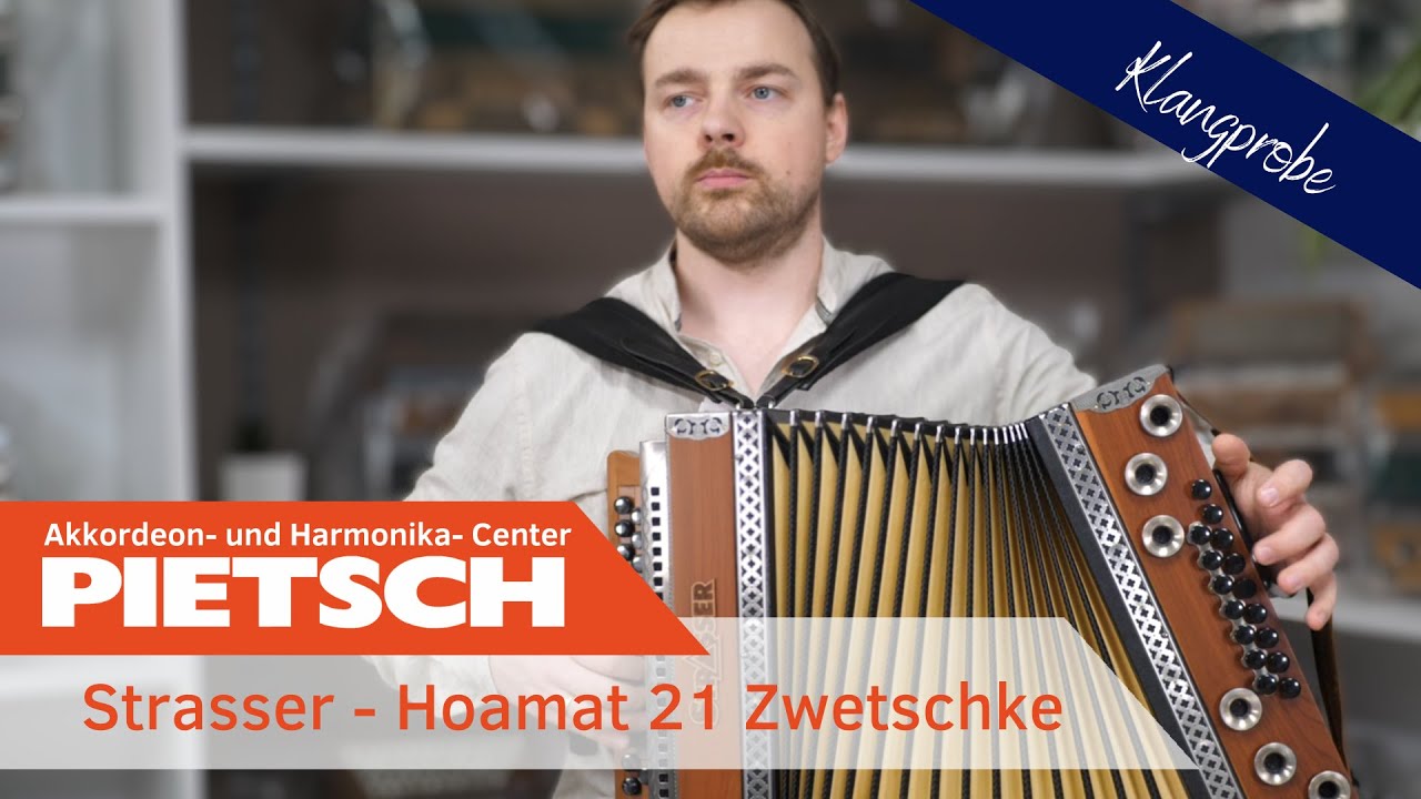 Steirische Harmonika - Strasser Hoamat 21 Zwetschke - Klangprobe