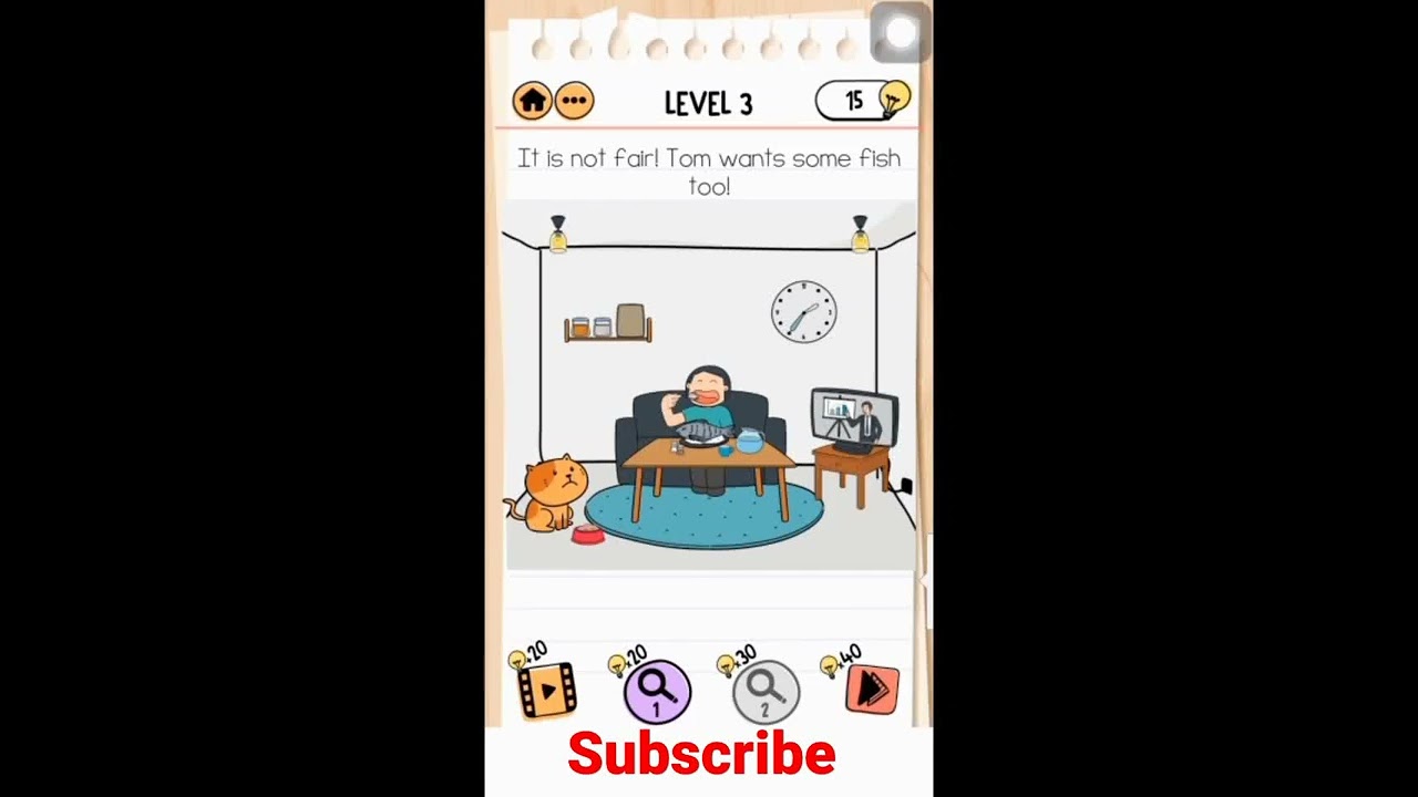 Brain test 2 level 3 Tom's Adventure