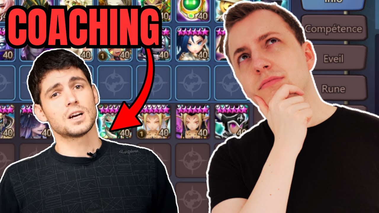 COACHING Après la MEILLEURE SUMMON SESSION Pour @DeBunKer des Etoiles | Summoners war