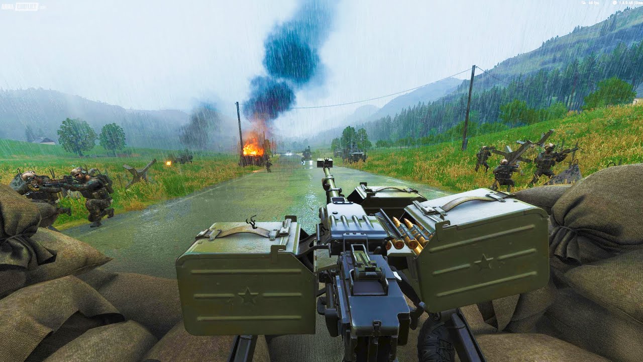 HICE un BLOQUEO DE CARRETERA RUSO en un SIMULADOR DE GUERRA