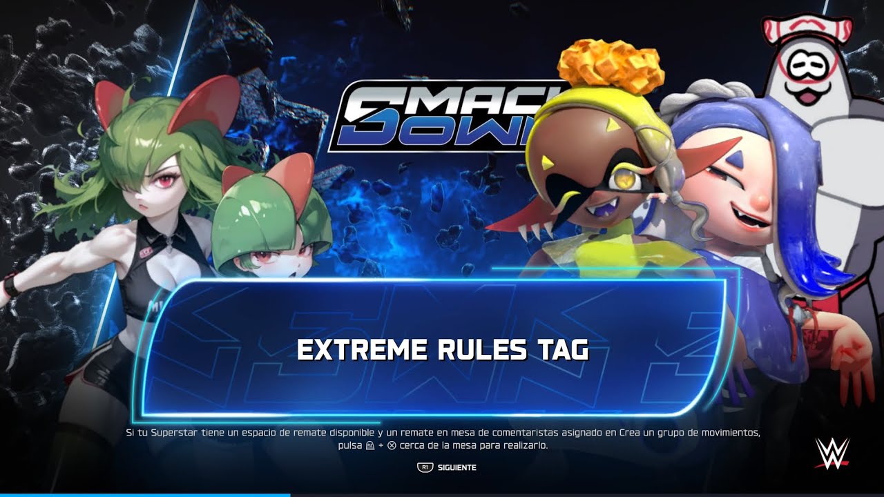 WWE RALTS AND KIRLIA (LEGACY) VS FRYE AND SHYVER (CLAN SURIMI) EXTREME RULES MATCH