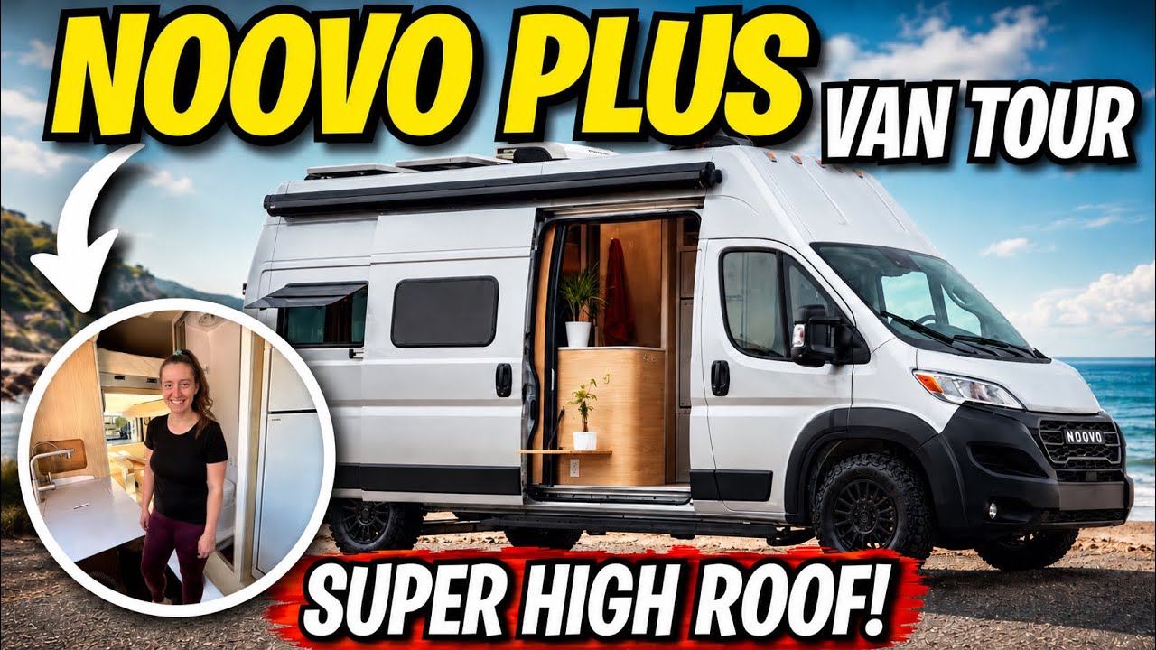ЕДИНСТВЕННЫЙ в Америке кемпер Ram Promaster со сверхвысокой крышей! | Noovo Plus Tour