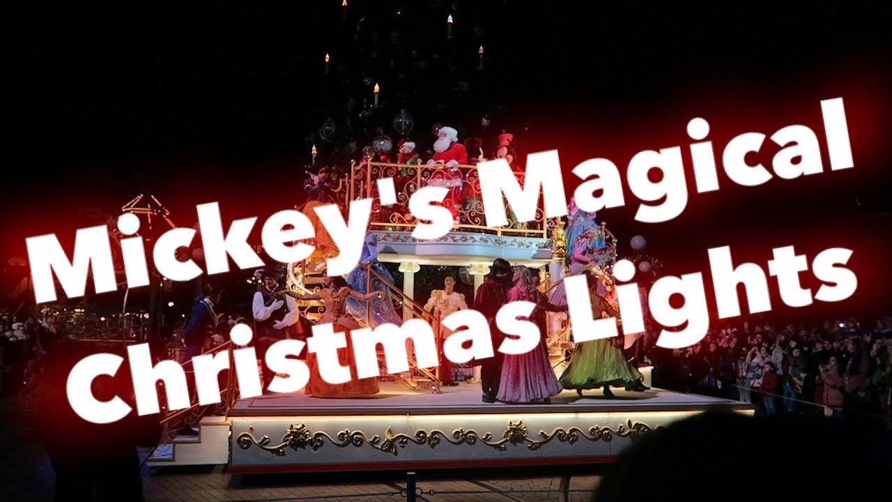 🎄Mickey's Magical Christmas Lights, Tree Lightning Ceremony at Disneyland Paris