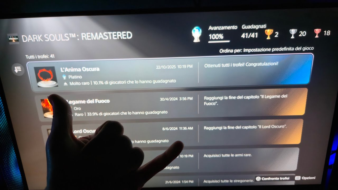 IL MIO PLATINO DI DARK SOULS [100%]