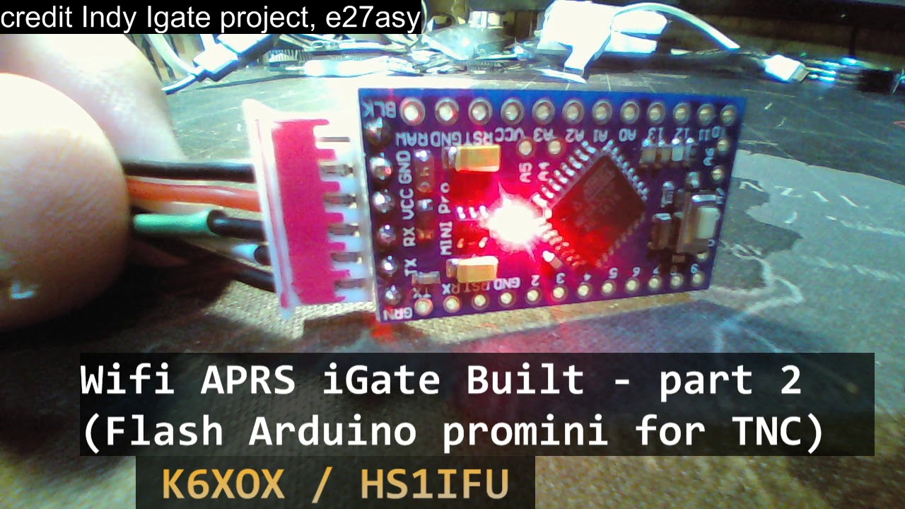 (Part 2) Building APRS iGate flashing (TNC)