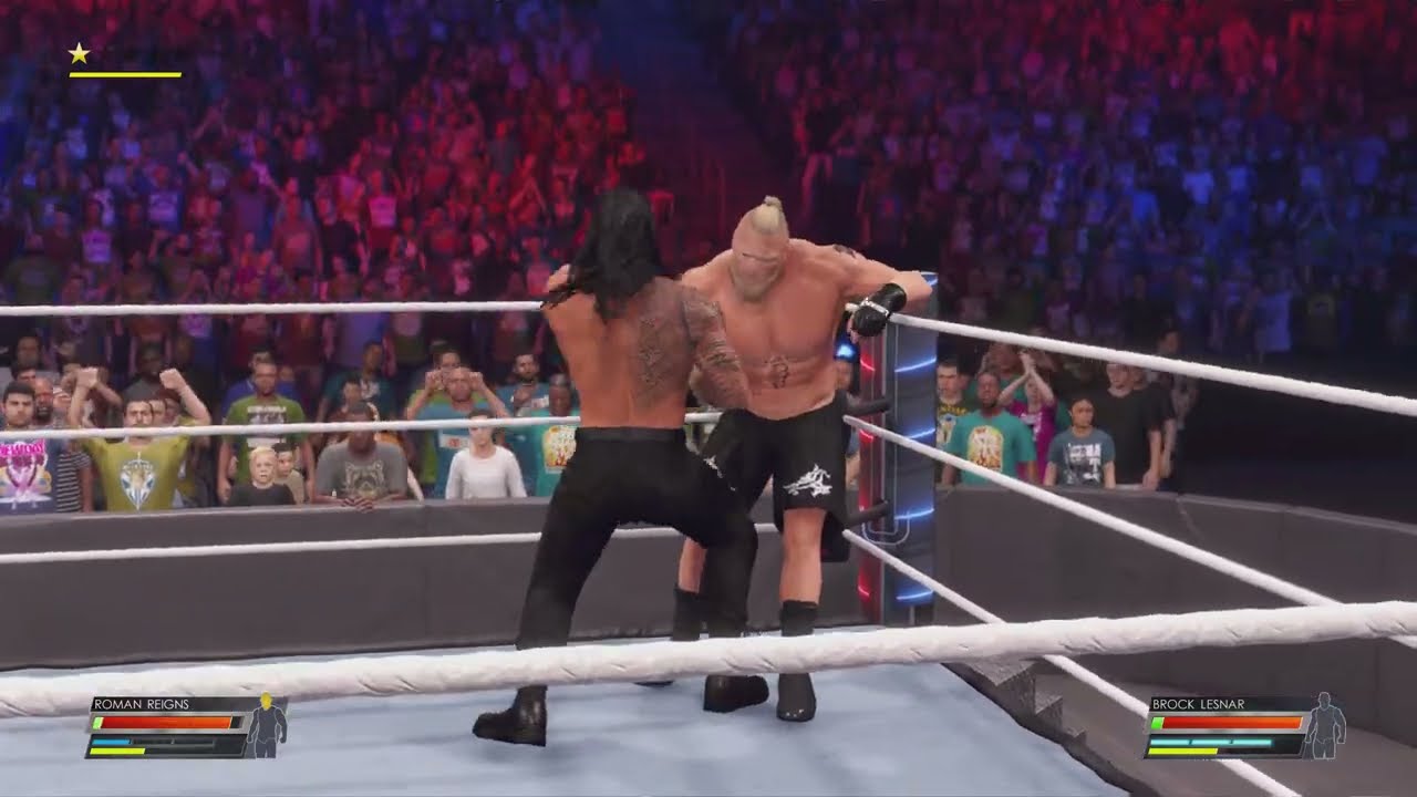 Roman Reigns VS Brock Lesnar !!! WWE 2K22 playstation 5 gameplay
