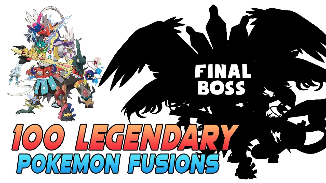 Amazing 100 Legendary Pokemon Fusions