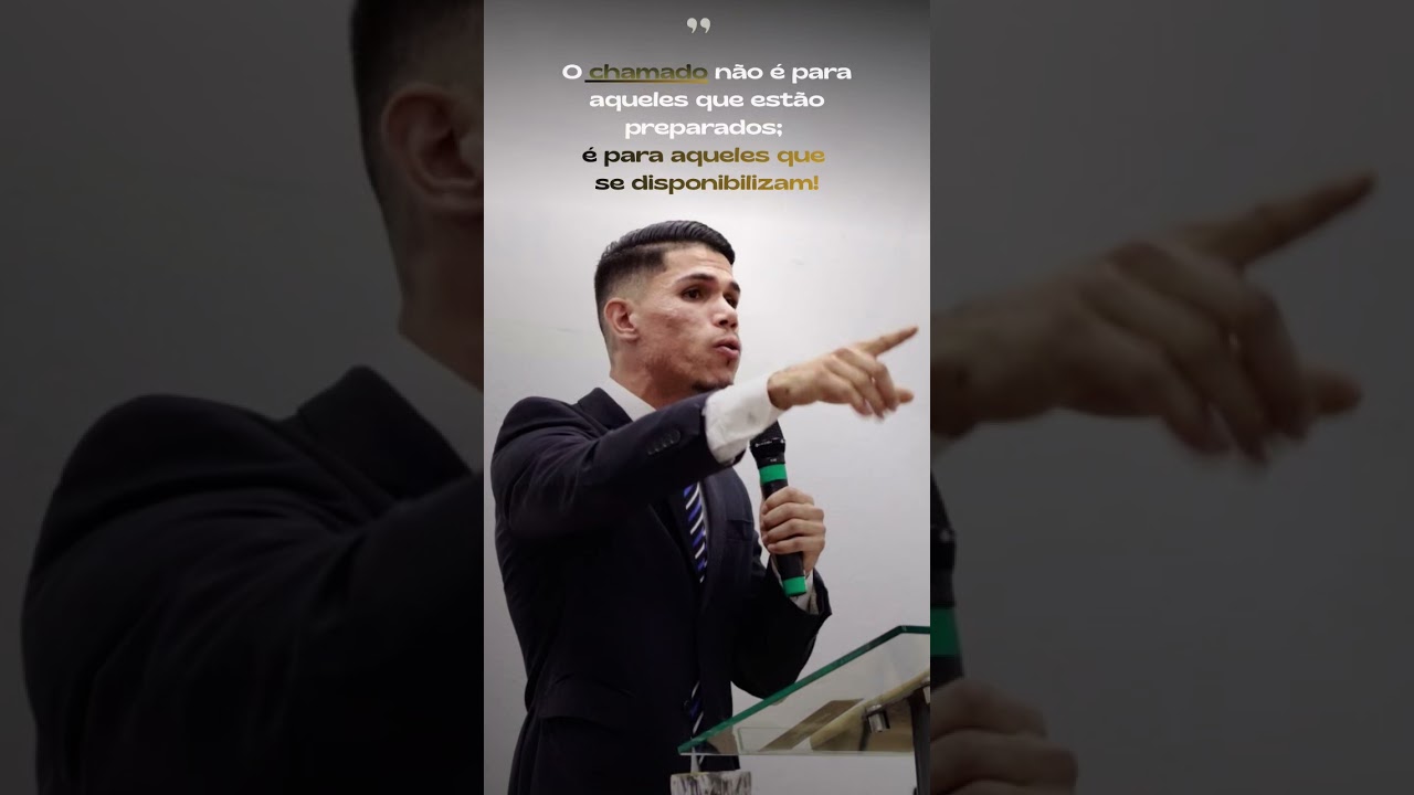 "Então, disse eu: eis-me aqui, envia-me a mim." (Isaías 6:8)
