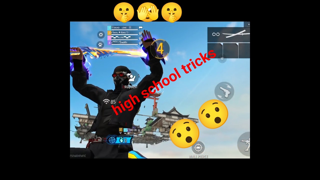 free fire high school | free fire high school tricks and tips 
